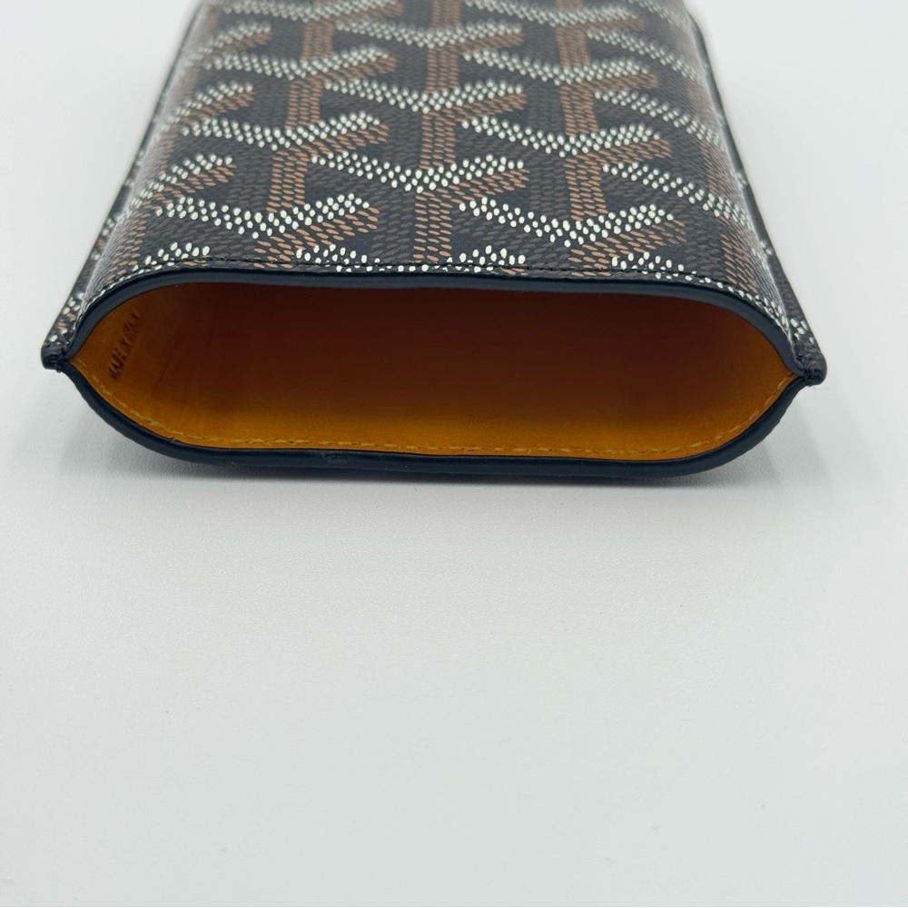 (SOLD) GOYARD Goyardine Churchill 3 Cigar Case Black - Picture 12 of 13